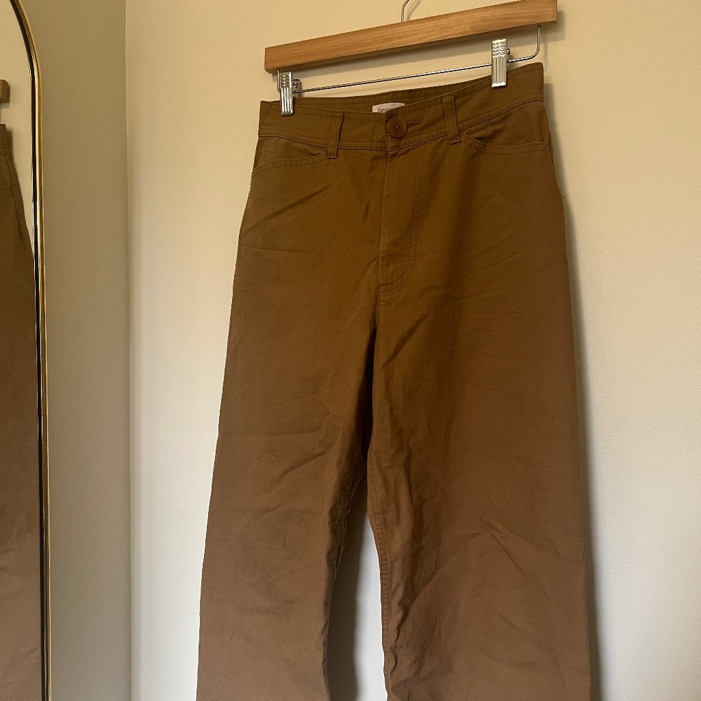 Aritzia Community Wide Leg Cropped Pants